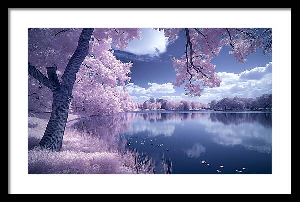 Lavender Tranquility - Framed Print