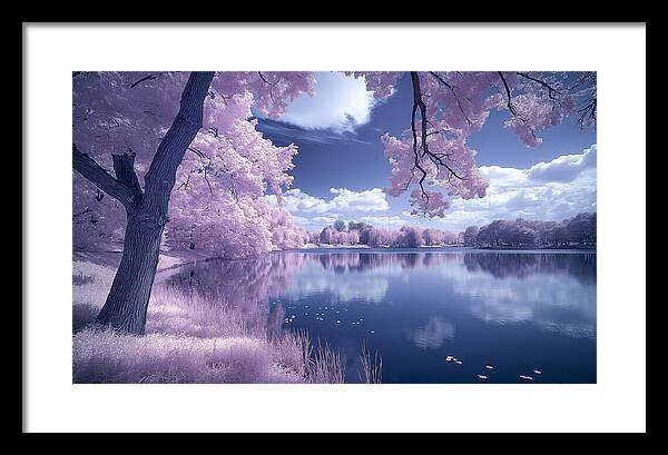 Lavender Tranquility - Framed Print