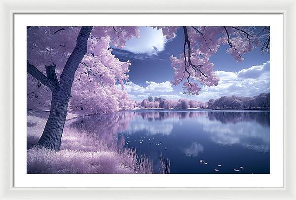 Lavender Tranquility - Framed Print