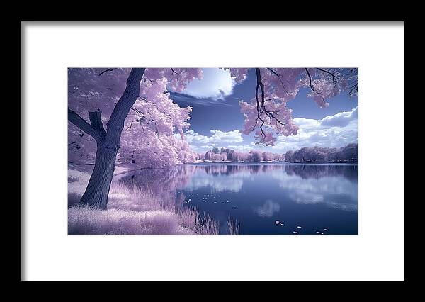 Lavender Tranquility - Framed Print