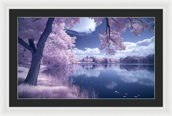 Lavender Tranquility - Framed Print