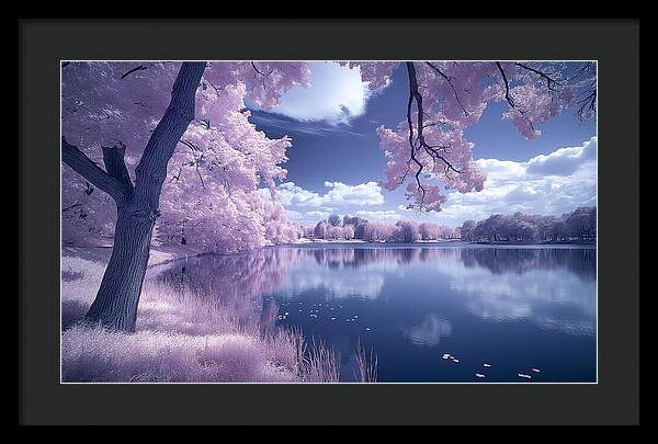 Lavender Tranquility - Framed Print