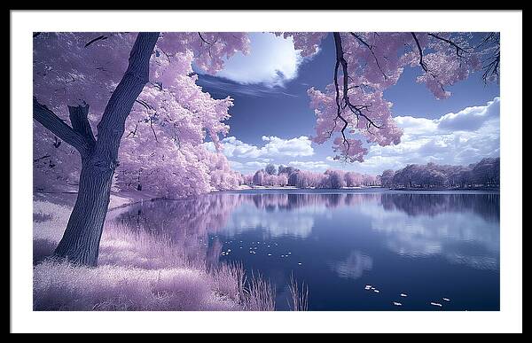 Lavender Tranquility - Framed Print