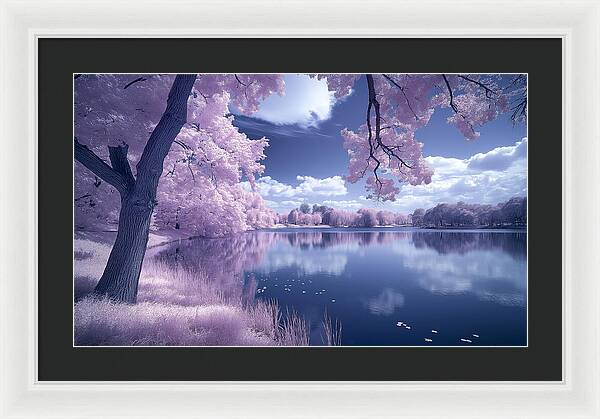 Lavender Tranquility - Framed Print