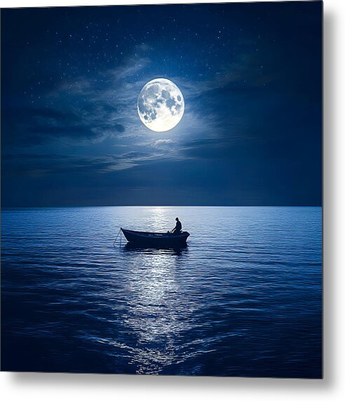 Mariners Moon - Metal Print