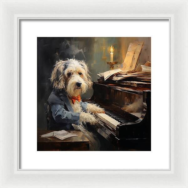 Melodic Paws - Framed Print