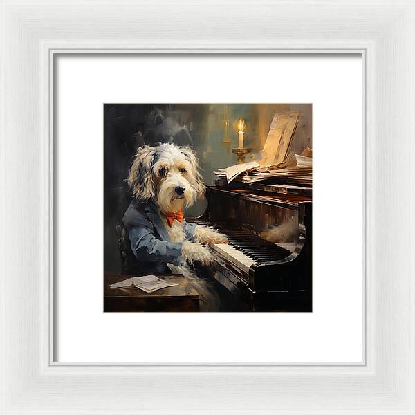 Melodic Paws - Framed Print