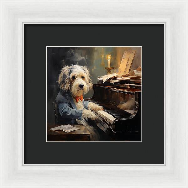 Melodic Paws - Framed Print