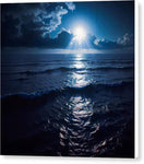 Switch Midnight Blue Tides - Canvas Print 3 image