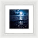 Switch Midnight Blue Tides - Framed Print 3 image