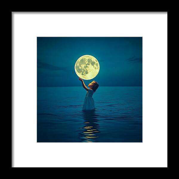 Moon Catcher - Framed Print