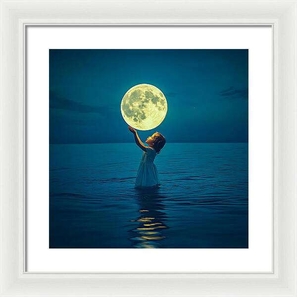 Moon Catcher - Framed Print