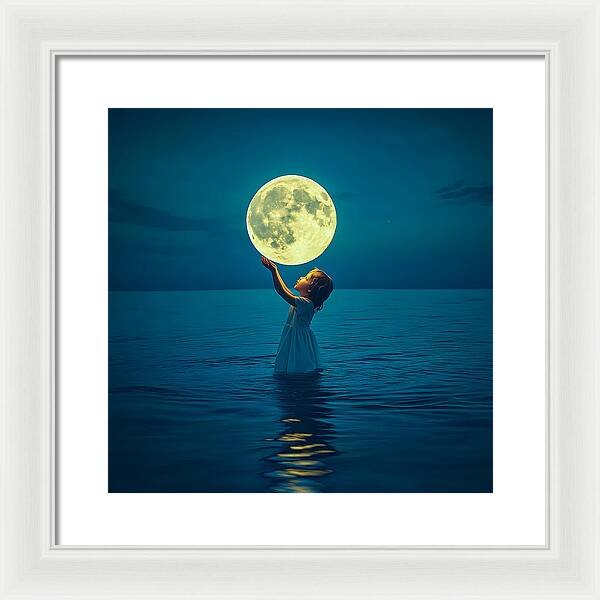 Moon Catcher - Framed Print