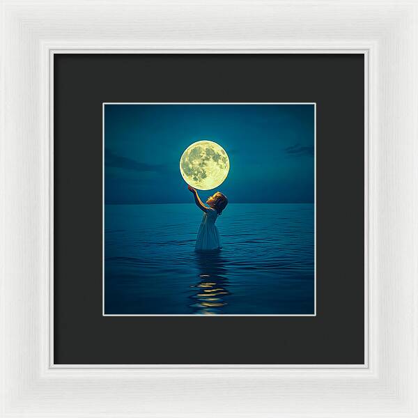 Moon Catcher - Framed Print