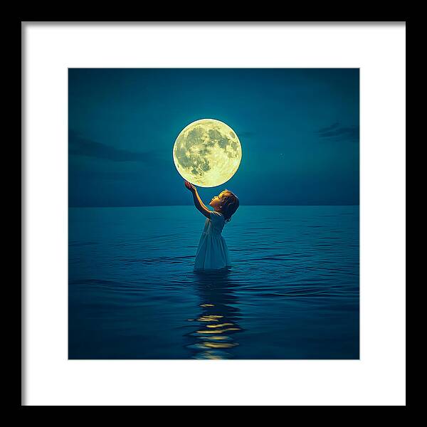 Moon Catcher - Framed Print