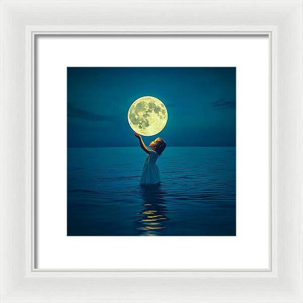 Moon Catcher - Framed Print