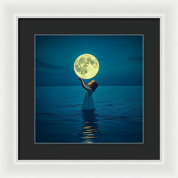 Moon Catcher - Framed Print