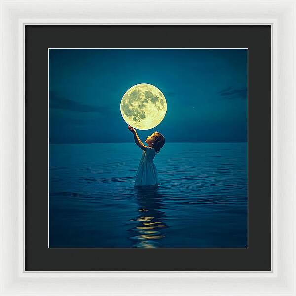 Moon Catcher - Framed Print