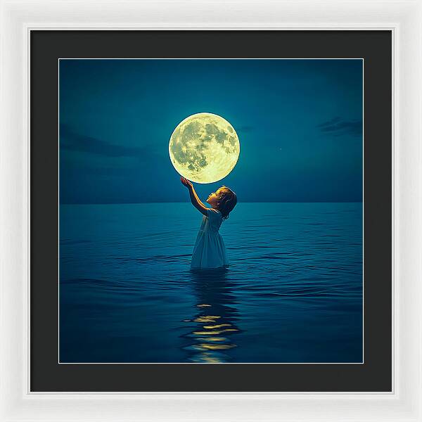 Moon Catcher - Framed Print