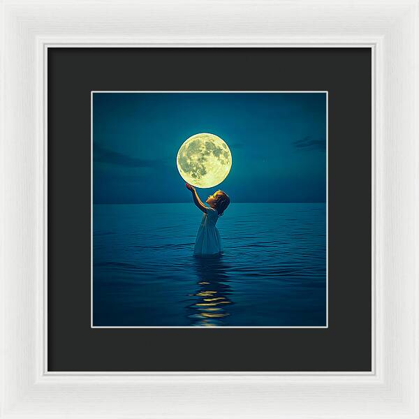 Moon Catcher - Framed Print