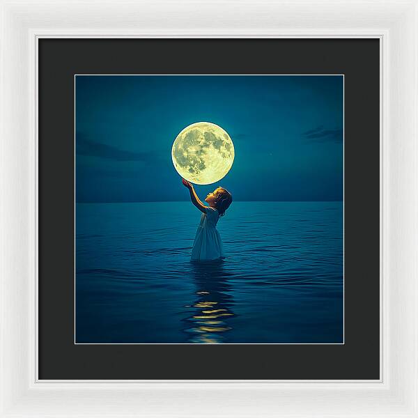 Moon Catcher - Framed Print