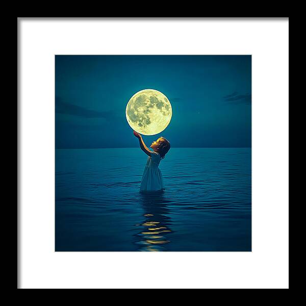 Moon Catcher - Framed Print