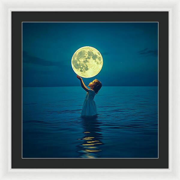 Moon Catcher - Framed Print