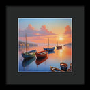 Switch Moored in Tranquility - Framed Print 2 image