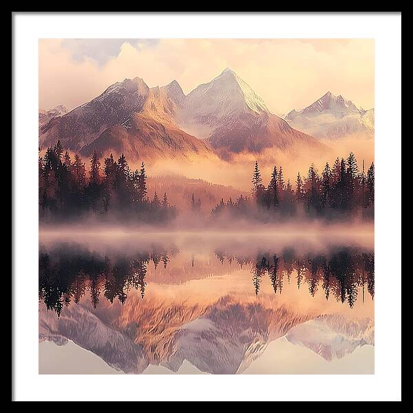 Mystic Mirror - Framed Print