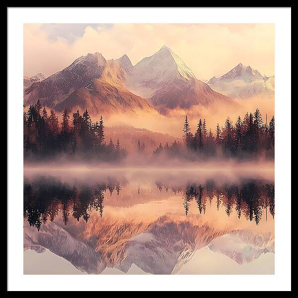 Mystic Mirror - Framed Print