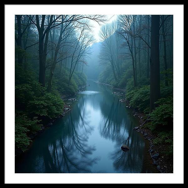 Mystic Stream - Framed Print