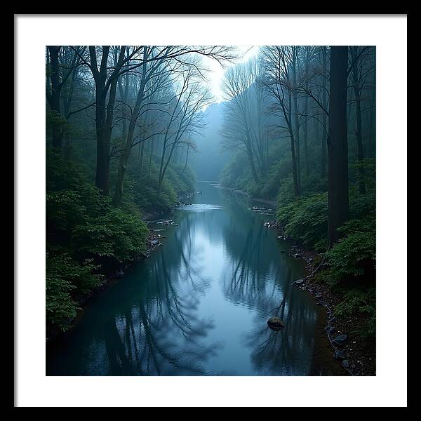 Mystic Stream - Framed Print