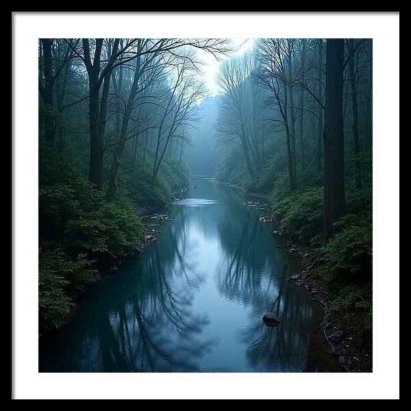 Mystic Stream - Framed Print