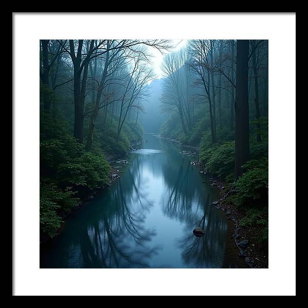 Mystic Stream - Framed Print