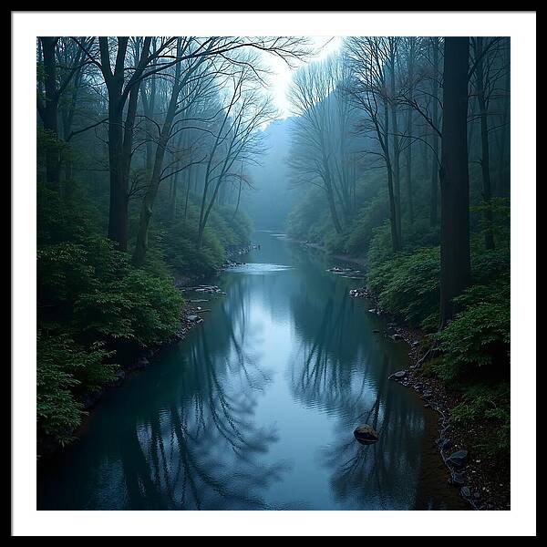 Mystic Stream - Framed Print