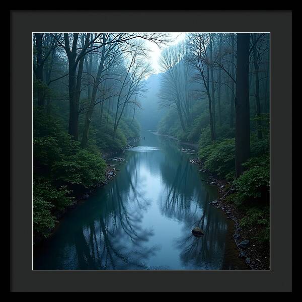 Mystic Stream - Framed Print