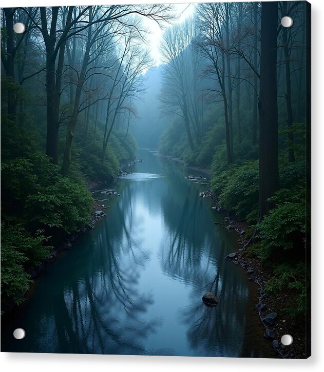 Mystic Stream - Acrylic Print