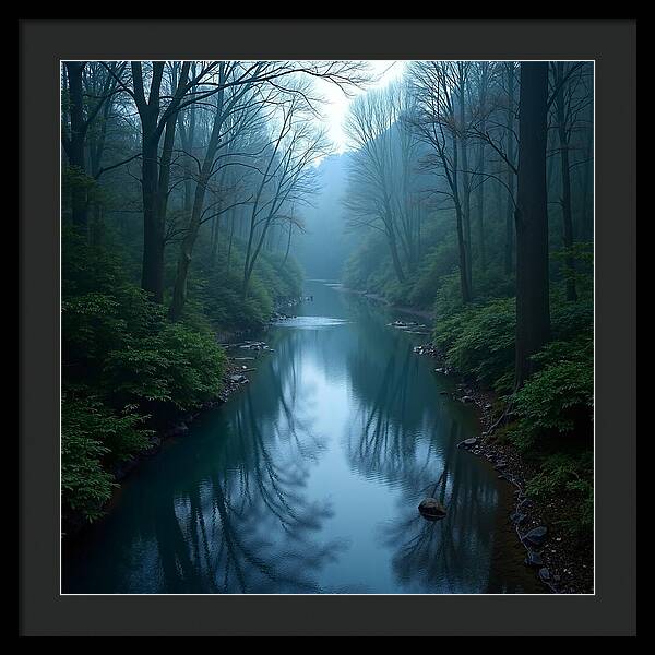 Mystic Stream - Framed Print