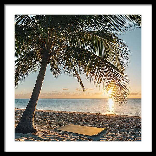 Palm and Peace - Framed Print