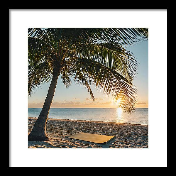 Palm and Peace - Framed Print