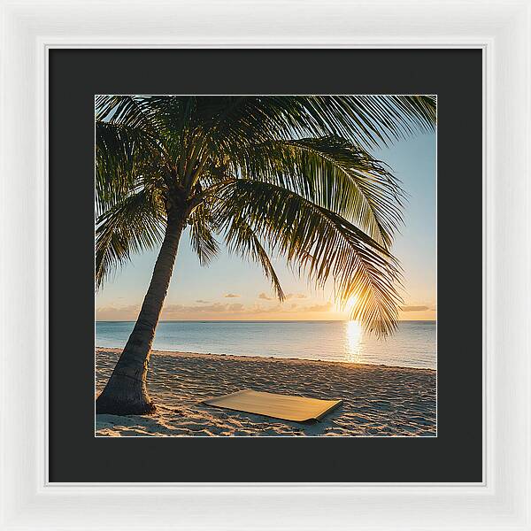 Palm and Peace - Framed Print