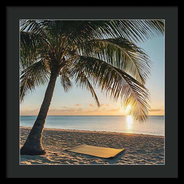 Palm and Peace - Framed Print