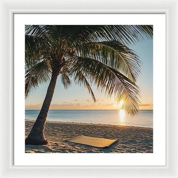 Palm and Peace - Framed Print