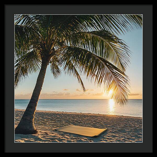 Palm and Peace - Framed Print