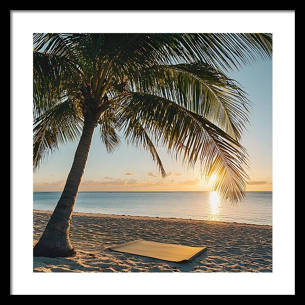 Palm and Peace - Framed Print