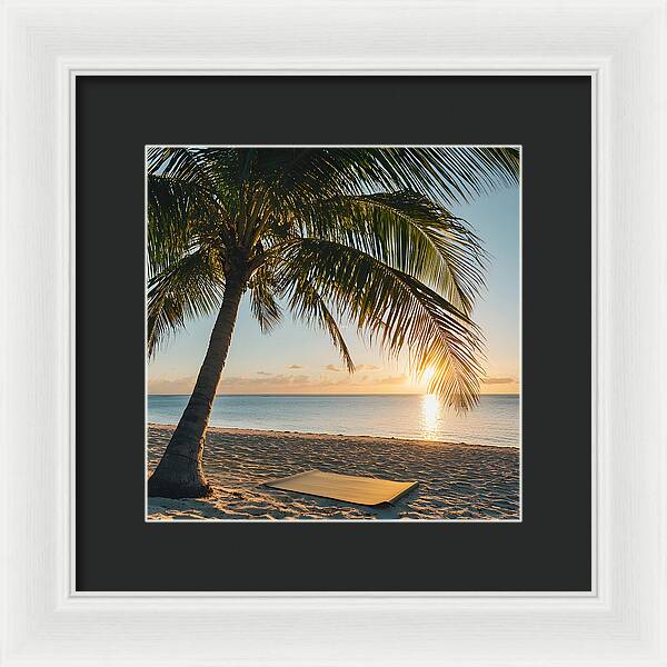 Palm and Peace - Framed Print