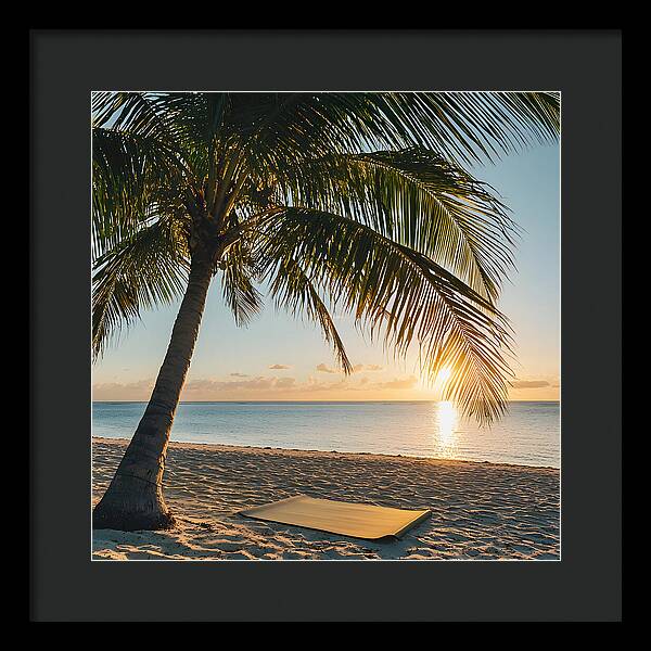 Palm and Peace - Framed Print