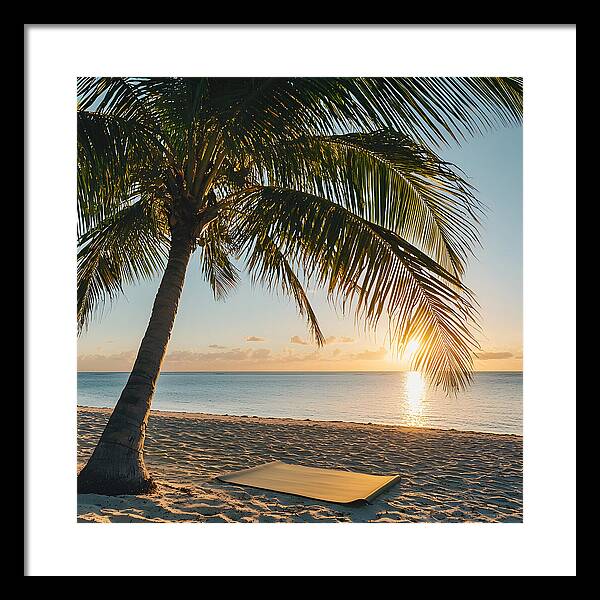 Palm and Peace - Framed Print