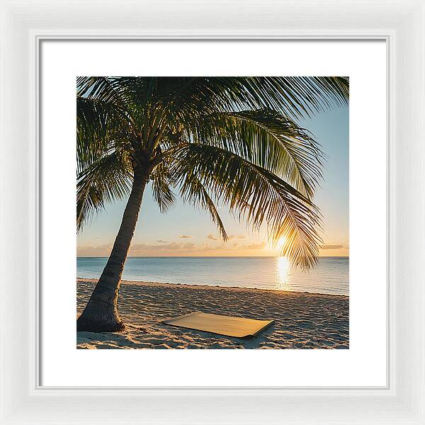 Palm and Peace - Framed Print