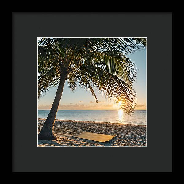 Palm and Peace - Framed Print